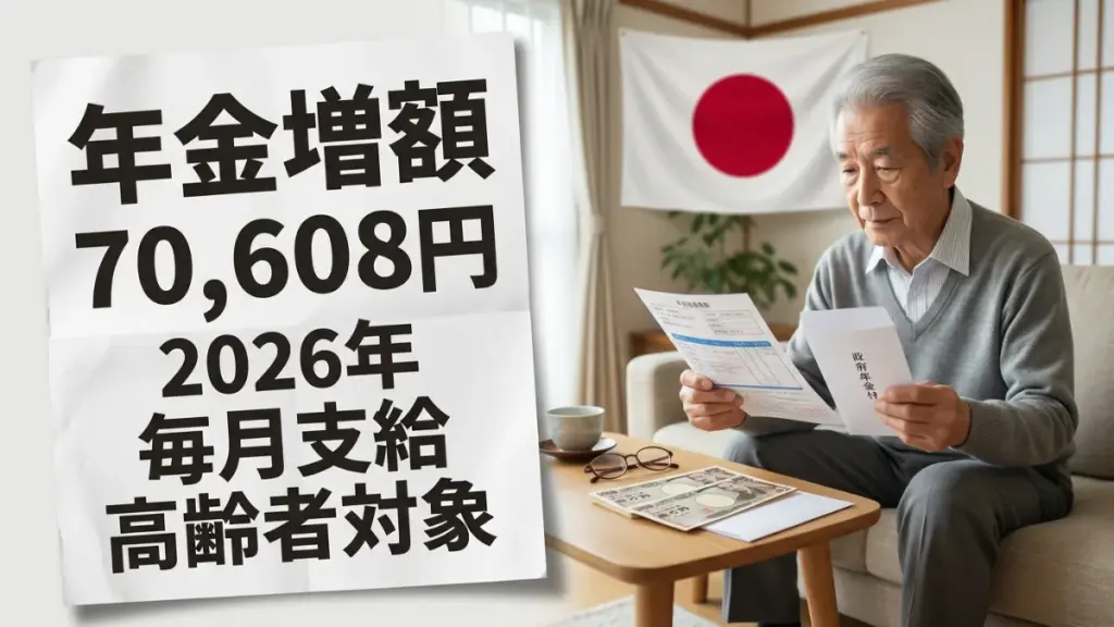 日本の年金増額2026