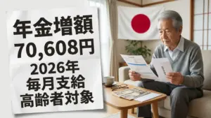 日本の年金増額2026